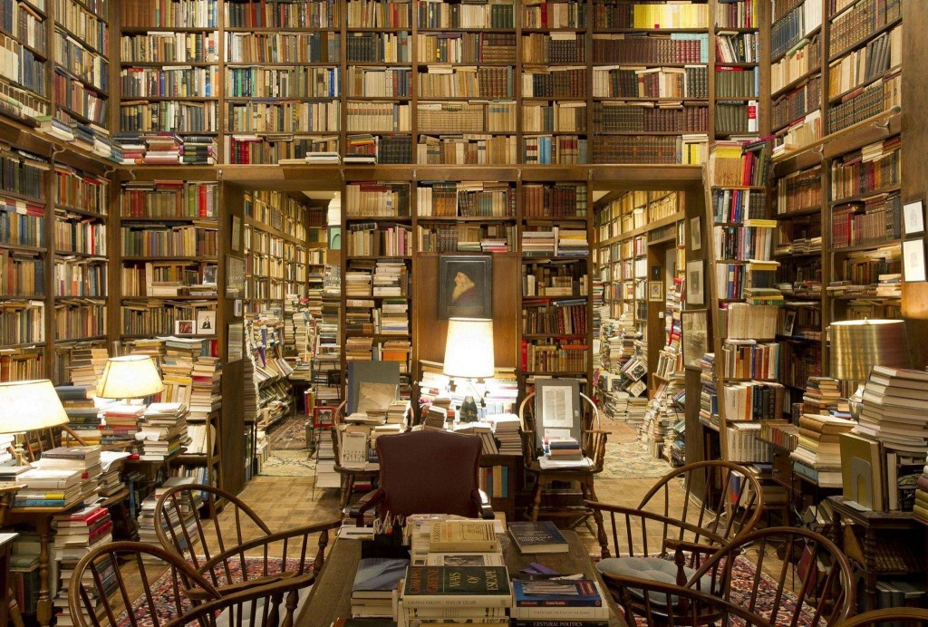 The personal library of retired John Hopkins University Humanities professor Richard A. Macksey, housed in his home in Maryland, USA.
